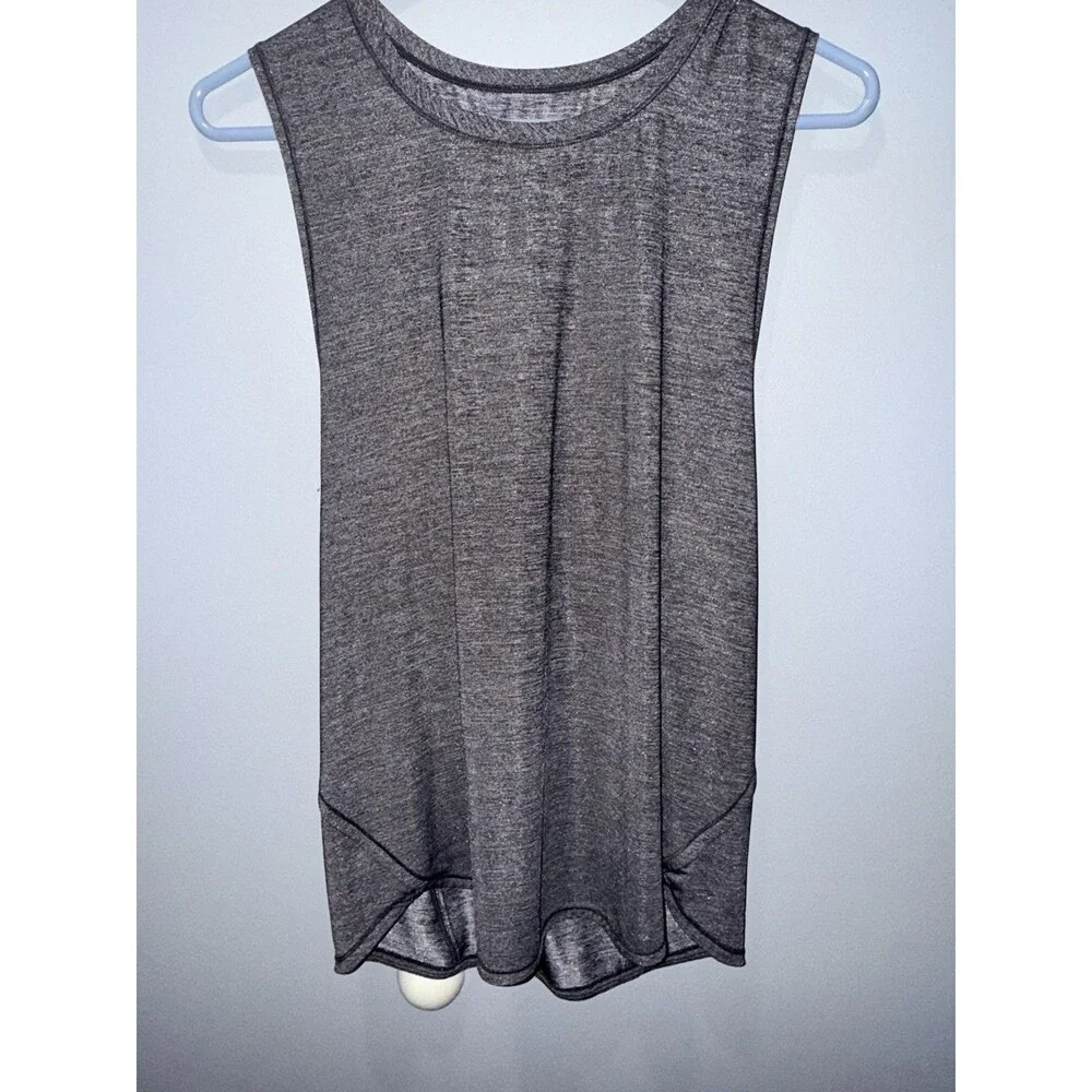 Lululemon Women’s In A Cinch Tank Heathered Black Size 6